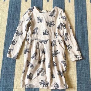 H&M Long Sleeve Animal Dress